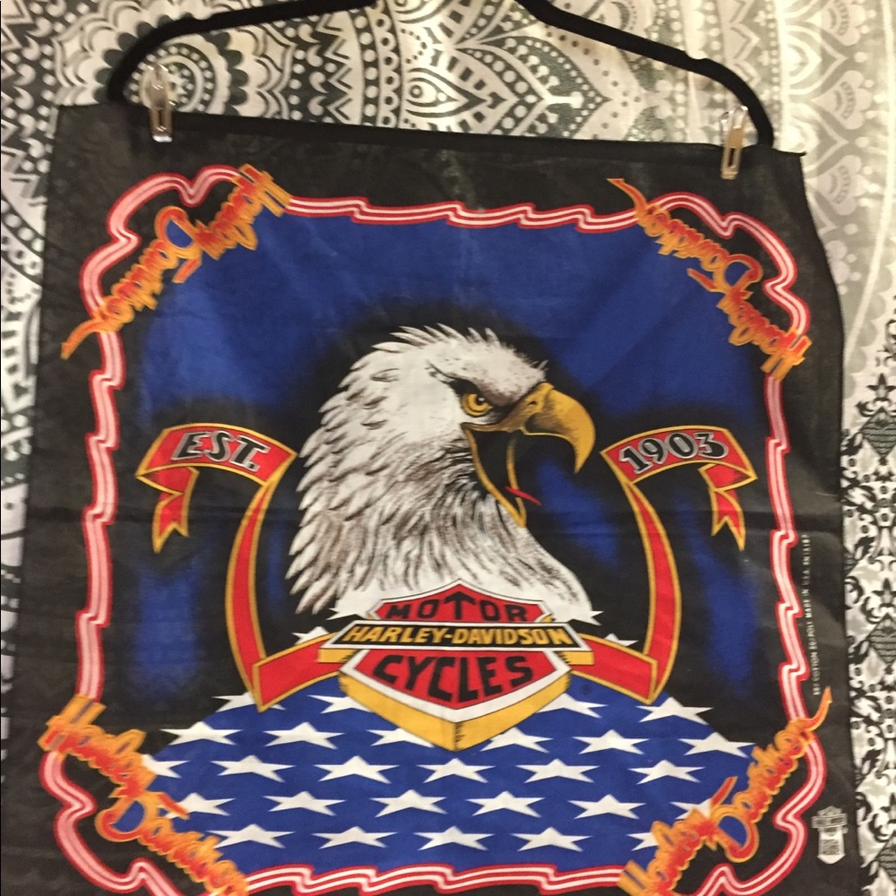 Vintage Harley Davidson square scarf hanky ✌⚡️ - Picture 6 of 8